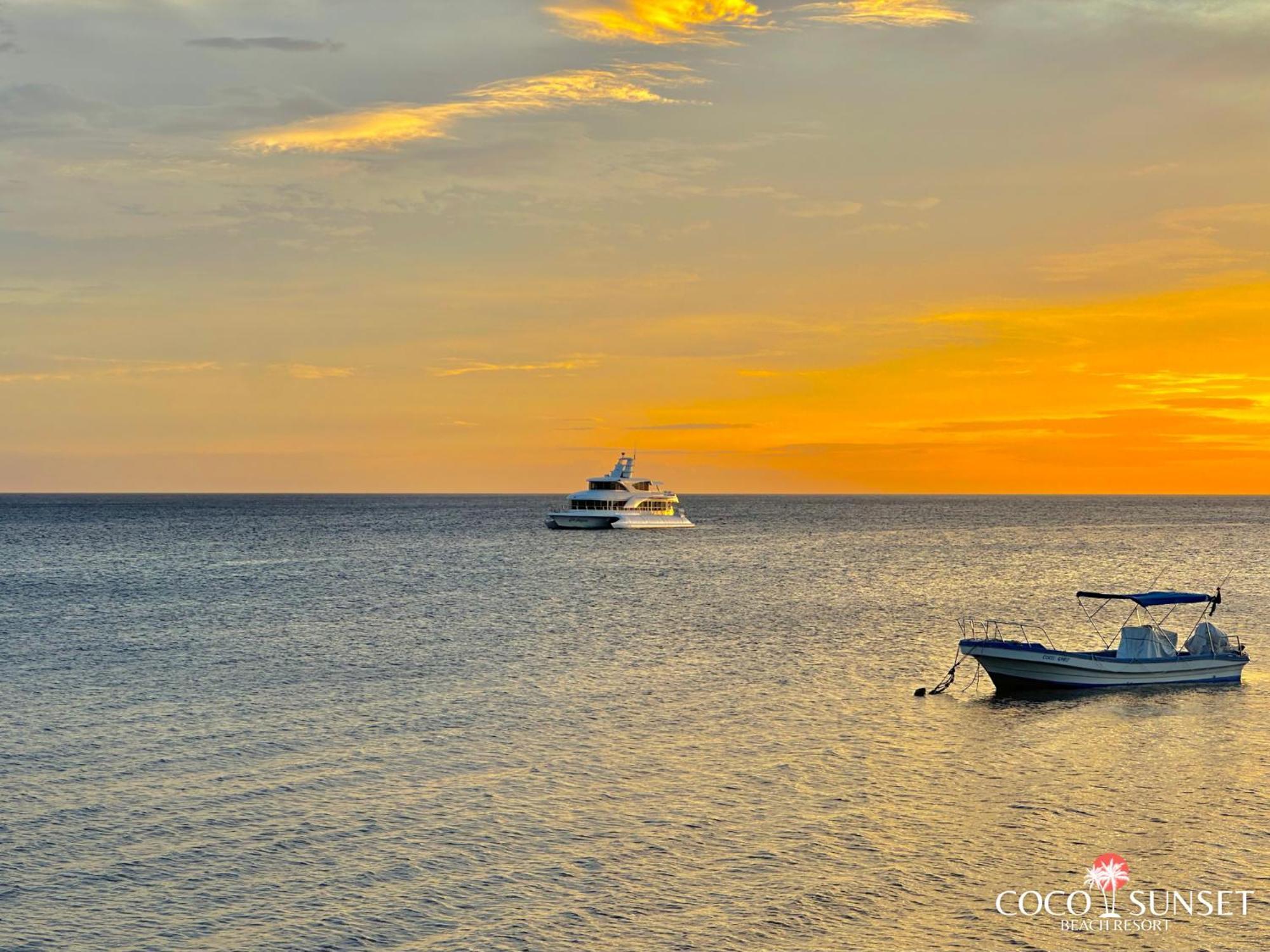 Coco Grove Beach Resort, Siquijor Island Luaran gambar Sunset at the Gulf of Naples